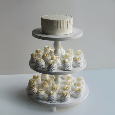 Свадебный торт с мини-павловой